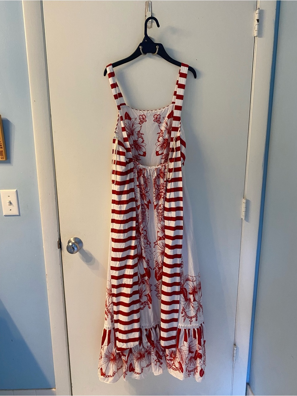 Farm Rio Off-White Floral Chains Maxi Dress Size Small - Picture 10 of 13